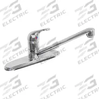 DOMINION FAUCETS Straight Kitchen Faucet: Gold, Cast Brass, Single-Post, Deck, 3 Mounting Holes, IPS (MPN 77-1850). Key specifications — Series: Gold; Brand: DOMINION FAUCETS.