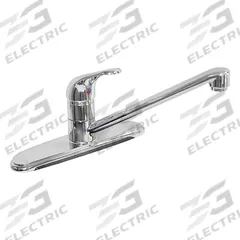 DOMINION FAUCETS Straight Kitchen Faucet: Gold, Cast Brass, Single-Post, Deck, 3 Mounting Holes, IPS (MPN 77-1850). Key specifications — Series: Gold; Brand: DOMINION FAUCETS.