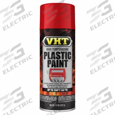 VHT Automotive Paint: Exterior/Interior, Solvent, Solvent-Based, Plastic, No Texture - High Heat Paint for Plastics