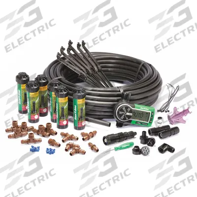 RAIN BIRD Sprinkler System: Irrigation System, 3,000 sq ft Coverage - Automatic Sprinkler Systems