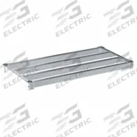 NEW AGE INDUSTRIAL Shelf: 36 in x 18 in, Ventilated Shelf, 1,100 lb Shelf Capacity, 13 ga, Silver (MPN C1836HD). Key specifications — Color: Silver; Brand: NEW AGE INDUSTRIAL.