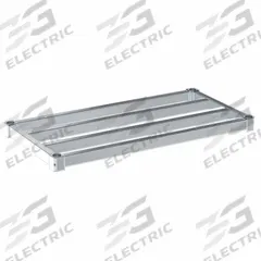 NEW AGE INDUSTRIAL Shelf: 36 in x 18 in, Ventilated Shelf, 1,100 lb Shelf Capacity, 13 ga, Silver (MPN C1836HD). Key specifications — Color: Silver; Brand: NEW AGE INDUSTRIAL.
