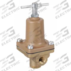 WATTS Pressure Regulator: FNPT x FNPT, 3/8 in Pipe Size, Brass, 10 psi to 125 psi, NPT x NPT (MPN 3/8 LF26A 10-125). Key specifications — Brand: WATTS; Low-Lead Compliance: Low-Lead Compliant.