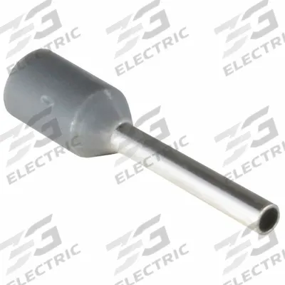 APPROVED VENDOR Wire Ferrule: 18 AWG Max Wire Size, Holds 1 Wire, Gray, Nylon - Insulated Ferrules