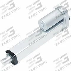 NTN Actuator: 112 lbf Rated Load, 200 mm Stroke, 12V DC, 20:1, 0.37 in/sec at Full Load (MPN ND36LM-12-20-200-IP65-A324). Key specifications — Gear Ratio: 20:1; Nut Material: Plastic.