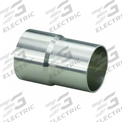 VIEGA PROPRESS Crimp Adapter Fitting: 2 1/2 in CTS x 2 1/2 in CTS Size, Straight - Potable Water Stainless Steel Press Tube Fittings