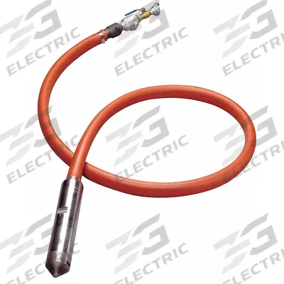VIBCO Pneumatic Vibrator: 3 in Head Dia, 10 ft Shaft Lg, 18 in Radius of Vibration - Air-Powered Concrete Vibrators