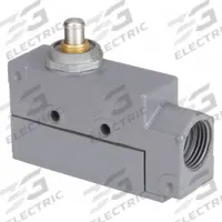 DAYTON Limit Switch: Plunger Actuator, 25 mm Mounting Hole Horizontal Center to Center Distance, Top (MPN 12T906). Key specifications — Manufacturer Part Number: 12T906; Brand: DAYTON; Electrical Connection: Screw Terminals; Actuator Type: Plunger.