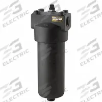 PARKER Hydraulic High Pressure Filter: 110 gpm Nominal Flow, 7,000 psi Max. Pressure, Microglass (MPN WPF405QEVM2KS201). Key specifications — attr95822: 5; attr95823: Microglass; attr95824: SAE #20; attr98906: PARKER.