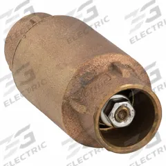 APPROVED VENDOR Spring Check Valve: Inline Valve Body, 1/2 in Pipe Size, Sweat x Sweat, Bronze, Std (MPN 6AJY7). Key specifications — Brand: APPROVED VENDOR.