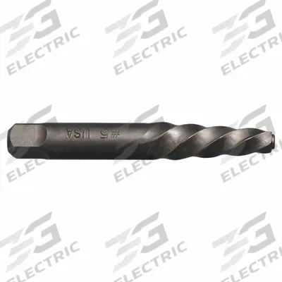 CLEVELAND Screw Extractor: Spiral Flute, Size #10 - Spiral-Flute Extractors