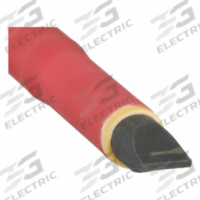 MILWAUKEE Insulated Slotted Screwdriver: 3/8 in Tip Size, Extra Long Lg, 14 in Overall Lg - Insulated Slotted Screwdrivers