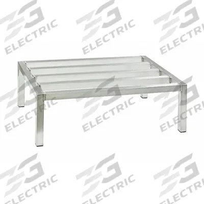 NEW AGE INDUSTRIAL Dunnage Rack: Welded, 12 in x 60 in x 20 in, Aluminum - Aluminum Dunnage Racks