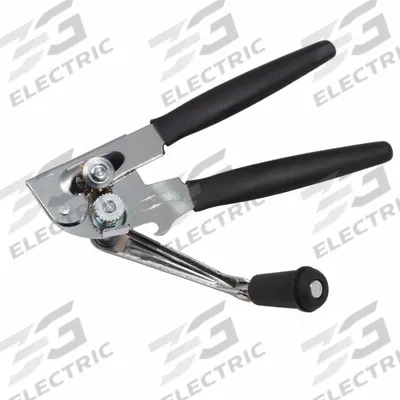 SWING-A-WAY Can Opener: Silver/Black, Stainless Steel, 9 in Overall Lg, 6080FS10 - Manual Can Openers