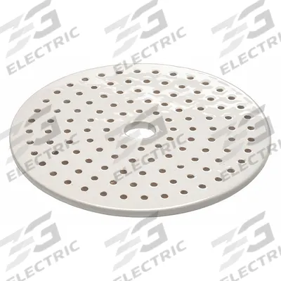 CHEMGLASS Dessicator Plate: Desiccator Plate, Round, Porcelain, 5 1/2 in Overall Dia - Desiccator Plates and Shelves