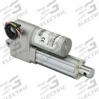 DUFF-NORTON Linear Actuator: LT, 112 lbf Rated Load, 2 in Stroke, 24V DC, IP66 (MPN LT100-2-50P). Key specifications — Nut Material: Plastic; Position Feedback Option: Potentiometer.