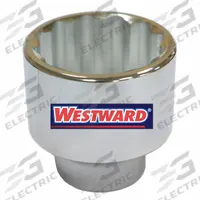 WESTWARD Socket: Metric, 1 in Drive Size, 71 mm Socket Size, 12-Point, Std, Chrome, Socket (MPN 45J254). Key specifications — attr1204417: WESTWARD; attr1204392: Chrome.