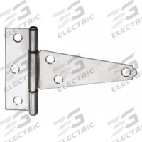 APPROVED VENDOR Tee Hinge: Steel, 3 1/2 in Leaf Ht, 1 1/4 in Leaf Wd (MPN 1WBG5). Key specifications — Material: Steel.
