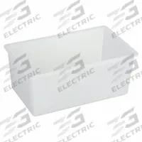 APPROVED VENDOR Lab Tray: Rectangular, Polypropylene, 5.4 L, 11 in Overall Lg, 6 in Overall Wd (MPN F16191-0000). Key specifications — Brand: APPROVED VENDOR.