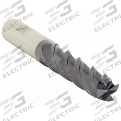 WIDIA HANITA Square End Mill: Carbide, TiAlN Coated, 4 Flute, 1" Mill Dia, 4" LOC, 7" OAL (MPN TF4V6525028S)