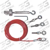 OMRON Cable Kit: ER1022 (MPN 44506-2705). Key specifications — Brand: OMRON; Compatible Product Type: Emergency Stop Cable Pull Switches; Product Type: Cable Kit; Compatible with Series: ER1022; Manufacturer Part Number: 44506-2705; Includes: Tensioner Gripper.