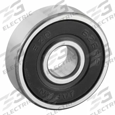 EZO Miniature Ball Bearing: 626, Dbl Sealed, Contact Seal, 6 mm Bore, 19 mm OD - High-Precision Radial Ball Bearings