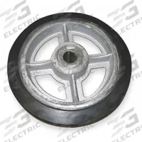 WESCO Mold-On Rubber Wheel: For 240005-240082/240009-240083 (MPN 150596). Key specifications — For Use With Mfr. Model Number: 240005-240082; Product Type: Mold-On Rubber Wheel; Brand: WESCO.