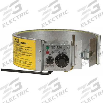 APPROVED VENDOR Drum Heater: 115V AC, 1,500 W Watts, 60°F to 250°F, Drums - Drum & Bucket Band Heaters