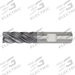 WIDIA HANITA Square End Mill: Carbide, AlTiN Coated, 5 Flute, 3/8" Mill Dia, 7/8" LOC, 2-1/2" OAL (MPN 5V0C10004ST)
