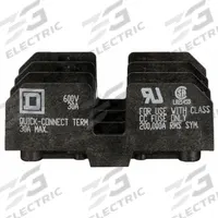 SQUARE D Fuse Block: For Control Transmer Type, (2) Rejection Fuse Clip/Non-Rejection Fuse Clip (MPN 9070FB3A). Key specifications — Accessory Type: Fuse Block; Brand: SQUARE D; Compatible with Series: T; For Transformer Type: Control; Manufacturer Part Number: 9070FB3A.
