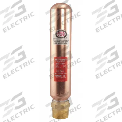 Watts Water Hammer Arrestor: 1 in Pipe Size, NPT, 8 13/16 in Overall Ht - Water Hammer Arrestors