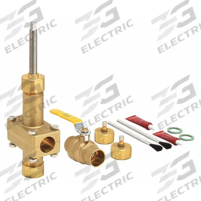 JOMAR VALVE Emergency Shut-Off Valve: Brass, 1 in For Copper Tube Size - Emergency Shutoff Devices