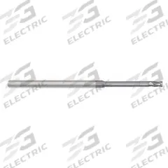 APPROVED VENDOR Corner Chamfer End Mill: Carbide, AlTiN Coated, 4 Flute, 1/8" Mill Dia, 1/4" LOC (MPN 251-004115B)