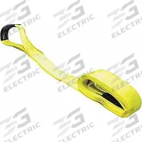 LIFT-ALL Vehicle Recovery Strap: 30 ft Overall Hook Size, 8 in Overall Wd, 30 ft Overall Lg, Yellow (MPN RS1808NGX30). Key specifications — Material: Nylon; Overall Hook Size: 30 ft; Attachment Style: Eye; Duty Capacity: Heavy Duty; Brand: LIFT-ALL; Equipment Color: Yellow; Number of Ply: 1-Ply.