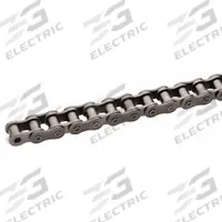 TSUBAKI Roller Chain: Stainless Steel, Single Strand, 06B, 3/8 in Pitch, 10 ft Overall Lg (MPN RF06BSS). Key specifications — Pin Construction: Riveted Pin; Brand: TSUBAKI.