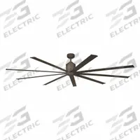 MAXX AIR Ceiling Fan: 13,000 cfm Airflow, 8 ft Blade Dia, 6 Speeds, 120V AC, Single Phase, Bronze (MPN ICF96 WLORBUPS). Key specifications — Voltage: 120V AC; Light Kit: No; Number of Speeds: 6; Phase: Single; Current: 0.65 A; Brand: MAXX AIR.