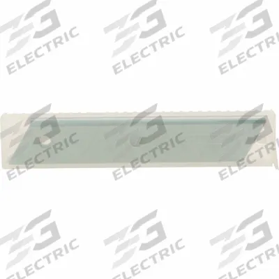 STANLEY Snap-Off Blade: 4 1/4 in Blade Lg, 11/16 in Blade Wd, 0.02 in Blade Thick - Straight-Edge Standard-Tip Replacement Snap-Off Blades