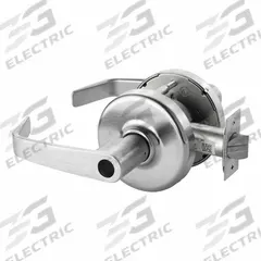 CORBIN Door Lockset: Storeroom Lever Locksets, Chrome, ADA Compliant (MPN CLX3357 NZD 626 LC). Key specifications — Ligature Resistance: Not Ligature-Resistant; Brand: CORBIN; Lockset Function ANSI Code: F86; Visual Indicator Message: No Message; Lockset Style: Newport Lever; ADA Compliant: Yes; Finish: Satin Chromium-Plated.