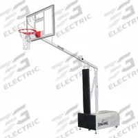 SPALDING Portable Backstop: Acrylic, 10 ft Max Ht, Backboard Folds Down for Storage (MPN 411160). Key specifications — Brand: SPALDING; Backboard Material: Acrylic; Features: Backboard Folds Down for Storage.