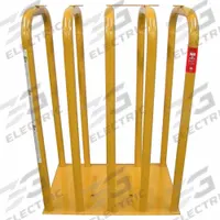 AME Tire Inflation Cage: Tire Inflation Cage, 5-Bar Cage, 293 lb Wt, 57 in Overall Ht, 41 in Base Lg (MPN 24450). Key specifications — Compatible Tire Type: Medium Duty Truck Tires; Brand: AME.
