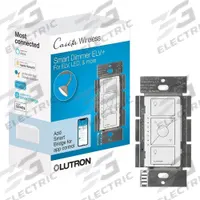 LUTRON Lighting Dimmer: 3 Buttons, Caseta, 120V AC, Wireless, Neutral Required, White (MPN PD-5NE-WH). Key specifications — Communication Method: Wireless; Compatible with Series: Caseta; Neutral Required: Yes; Operating Voltage: 120V AC; Brand: LUTRON.