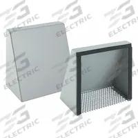HOFFMAN Fan Shroud Kit: Protects Enclosure Openings from Rain, Sleet and Snow, Steel (MPN T4S3R). Key specifications — Finish: Powder Coated; Brand: HOFFMAN; Accessory Type: Fan Shroud Kit; Application: Protects Enclosure Openings from Rain, Sleet and Snow; Material: Steel.