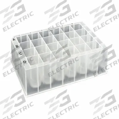 MTC BIO Deep-Well Well Plate: Non-Sterile, 24 Wells, 10 mL, 17.1 mm Dia, RNase/DNase Free - Deep Well Plates