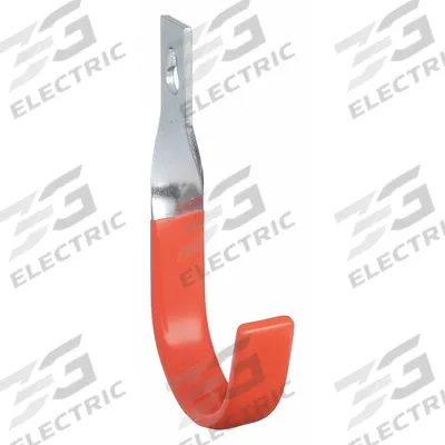 APPROVED VENDOR Hook: Nail-In, 80 lb Wt Capacity, 1 Points per Hook, Orange - Wall Mount Utility Hooks