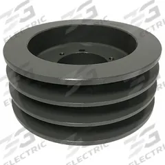APPROVED VENDOR V-Belt Sheave: 3B58SD, 3 Groove, 6.15 in OD, Bushed Bore, SD, Quick Detachable. Key specifications — Pulley Industry Number: 3B58SD.