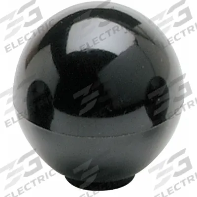 DAVIES Hand Knob: Ball, Thermoset, 1/4"-20 Thread, 30 mm Thread Lg - Ball Knobs with Threaded Hole