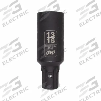 INGERSOLL RAND Impact Socket: SAE, 13/16 in Socket Size, 6-Point, Deep - Insider & DXS Impact Sockets