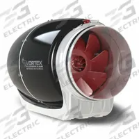 In-Line Duct Fan: 6 in Duct, 120V AC, 1 Ph, 60 Hz Freq, Polycarbonate (MPN S-600). Key specifications — Includes: Mounting Bracket; Brand: PANASONIC; Speed Controllable: Yes; High-Efficiency Motor: Yes; Housing Material: Polycarbonate; Nameplate Voltage: 120V AC; Number of Speeds: Variable; High-Efficiency Motor_Broad: High-Efficiency Motor.