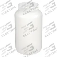 QORPAK Sampling Bottle: HDPE, 2 L, 68 fl oz, Closure Included, Natural, 89-400, Polypropylene (MPN PLC-03619). Key specifications — Brand: QORPAK; Graduated: No; Body Color: Natural.