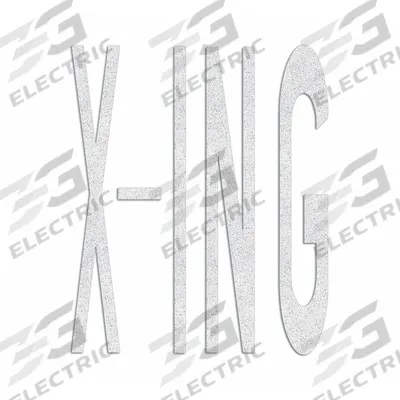 RAE Preformed Thermoplastic Pavement Markings: X-Ing, White, 8 ft Lg - Pavement Pre-Determined Messages